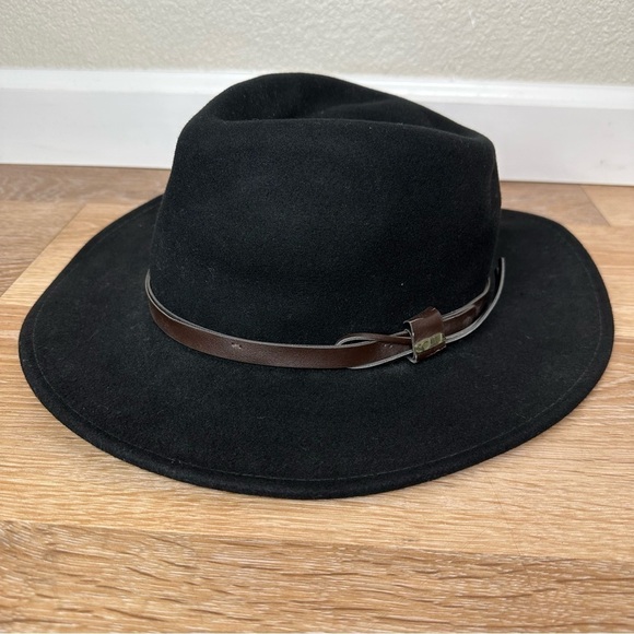 Dorfman Pacific Scala 100% Wool Black Western Hat, Size Medium - Picture 1 of 12
